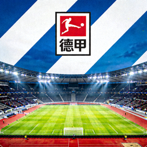 德国足球甲级联赛德甲标志及球场全景